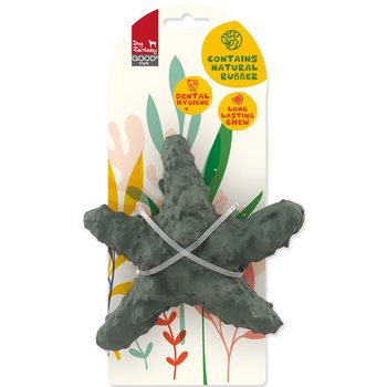 Hračka Dog Fantasy Sea NaturalToy hvězdice guma zelená 15cm-KS