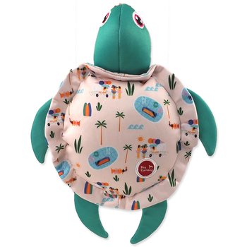 Hračka Dog Fantasy Water Float želva pískací a plovoucí zelená 25,5cm-KS