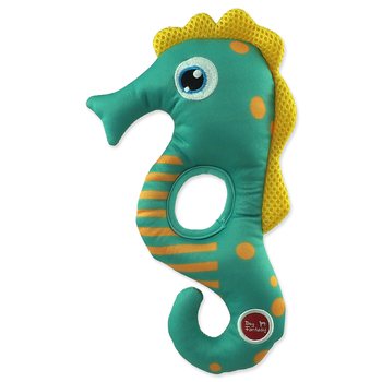 Hračka Dog Fantasy Water Float mořský koník pískací a plovoucí zelená 22,5cm-KS