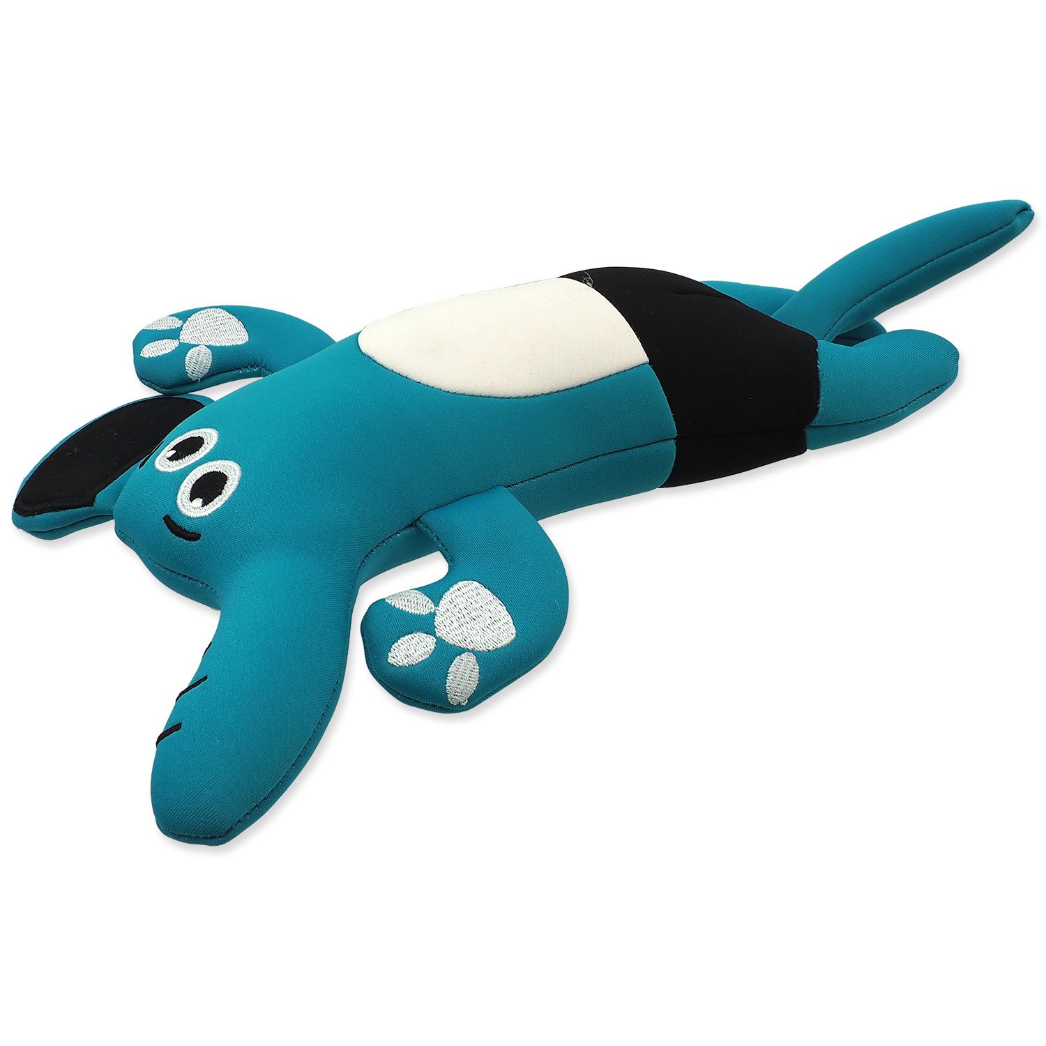 Hračka Dog Fantasy Water Float slon pískací a plovoucí tyrkysová 34cm-KS