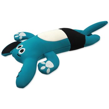 Hračka Dog Fantasy Water Float slon pískací a plovoucí tyrkysová 34cm-KS
