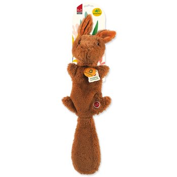 Hračka Dog Fantasy Recycled Toy zajíc pískací se šustícím ocasem 50cm -KS