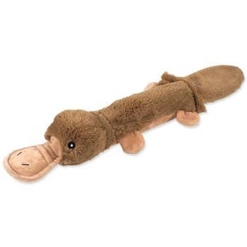 Hračka Dog Fantasy Recycled Toy ptakopysk s PET lahví pískací se šustícím ocasem 55cm-KS