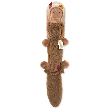 Hračka Dog Fantasy Recycled Toy ptakopysk s PET lahví pískací se šustícím ocasem 55cm-KS