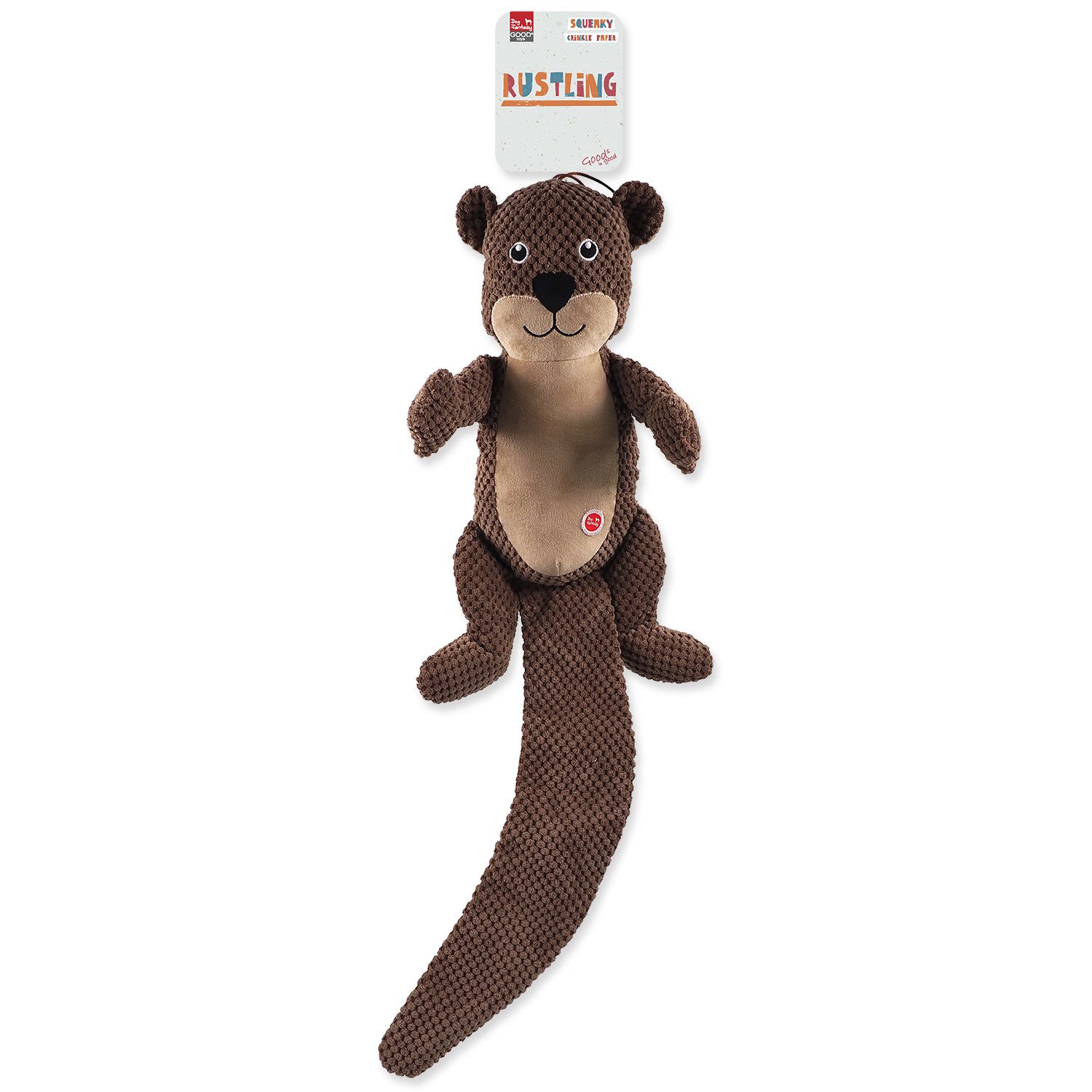 Hračka Dog Fantasy Jumbo bobr pískací a šustící 80cm  -KS