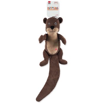 Hračka Dog Fantasy Jumbo bobr pískací a šustící 80cm  -KS