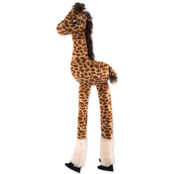 Hračka Dog Fantasy Jumbo žirafa pískací a šustící 87cm  -KS
