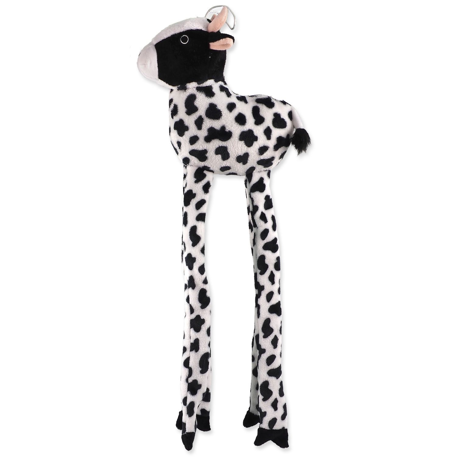 Hračka Dog Fantasy Jumbo kráva pískací a šustící 90cm  -KS