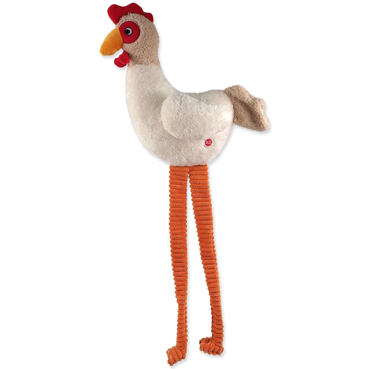 Hračka Dog Fantasy Jumbo slepice pískací a šustící 80cm  -KS