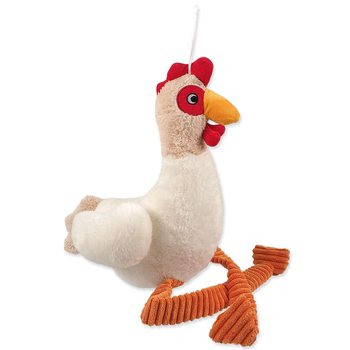 Hračka Dog Fantasy Jumbo slepice pískací a šustící 80cm  -KS