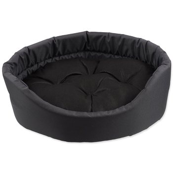 Pelech Dog Fantasy oval s polštářem šedý 54x46x16cm-KS