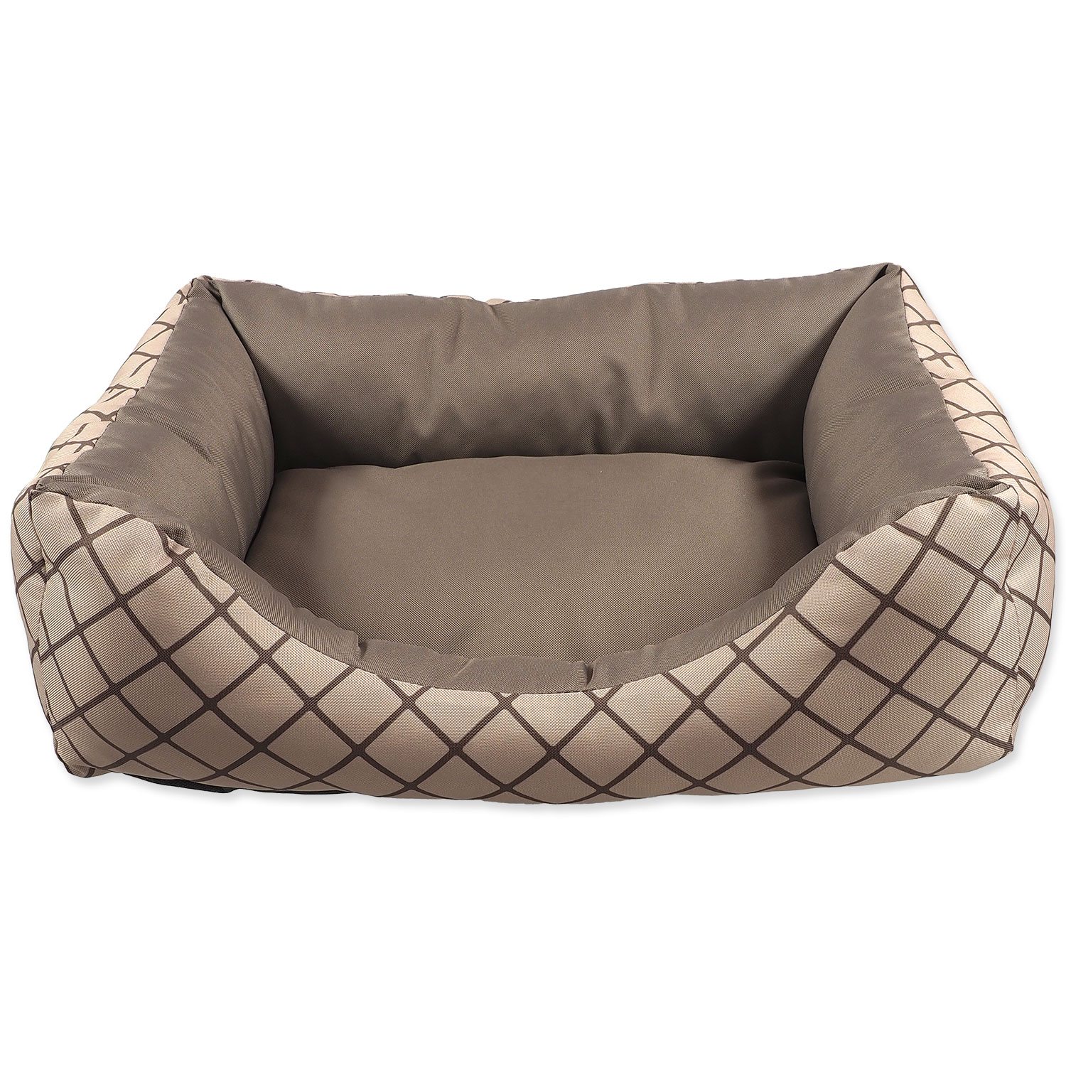 Sofa Dog Fantasy béžová se vzorem 85x65x24cm-KS