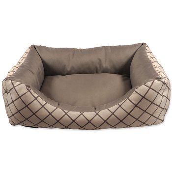 Sofa Dog Fantasy béžová se vzorem 85x65x24cm-KS
