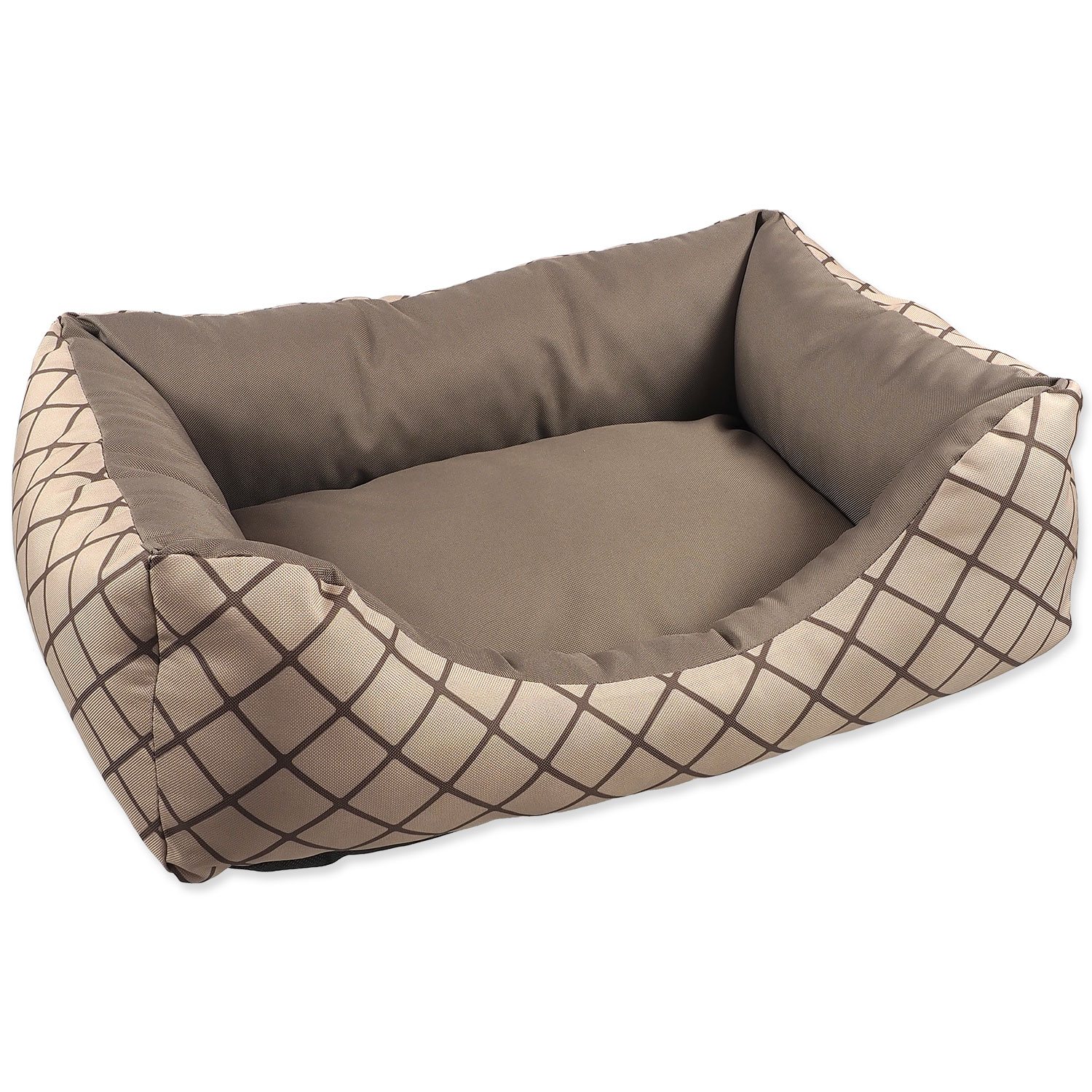 Sofa Dog Fantasy béžová se vzorem 85x65x24cm-KS