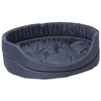 Pelech Dog Fantasy ovál s polštářem tmavě modrý 75x66x19cm-KS