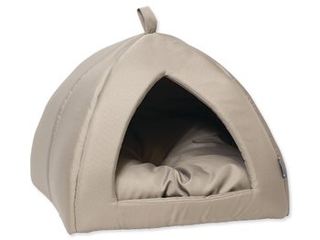 Kukaň Dog Fantasy Basic světle šedá 43x43x35cm-KS