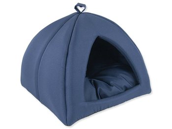 Kukaň Dog Fantasy Basic tmavě modrá 43x43x35cm-KS