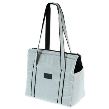 Taška Dog Fantasy Platinum světle stříbrná 30cm-KS