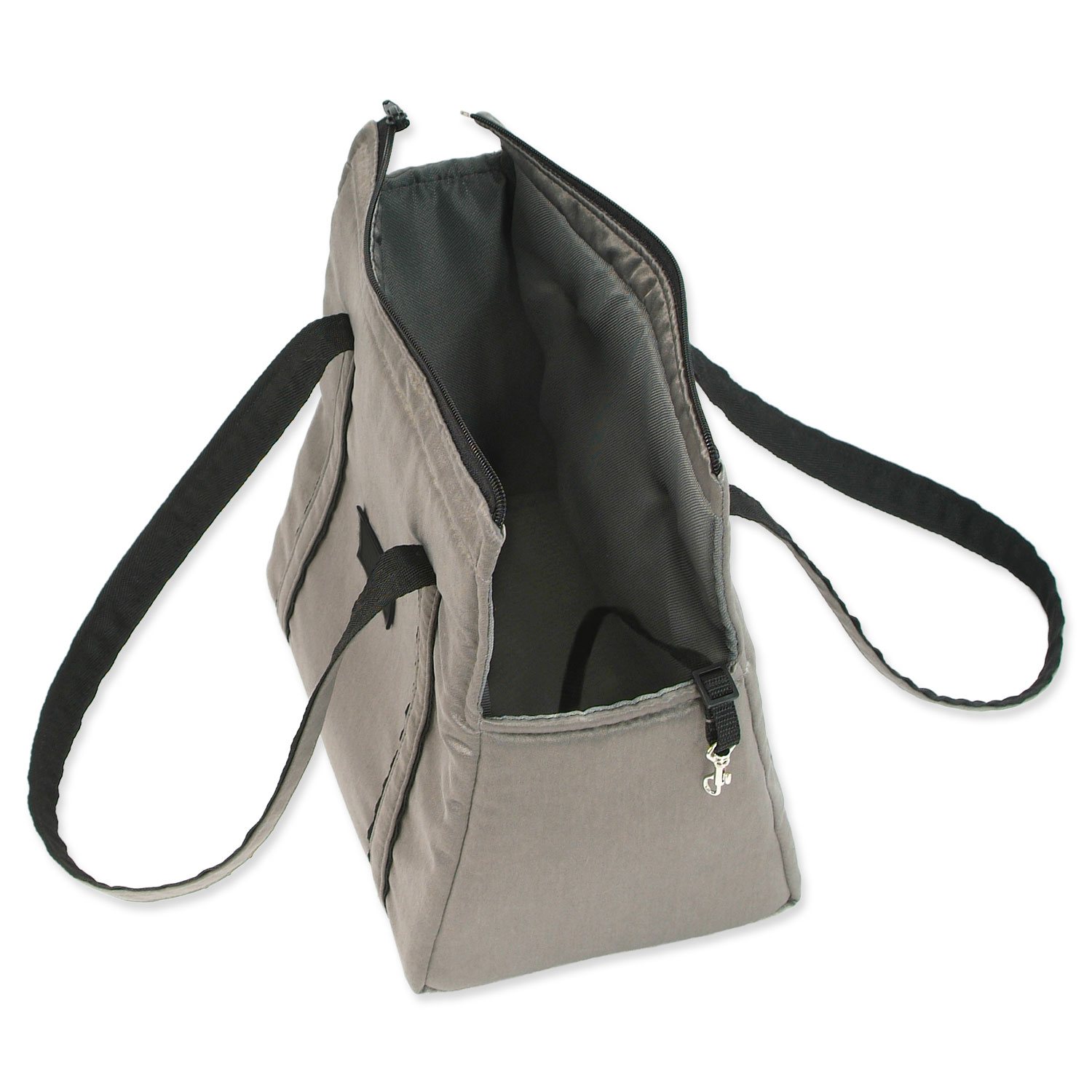 Taška Dog Fantasy Platinum světle stříbrná 30cm-KS