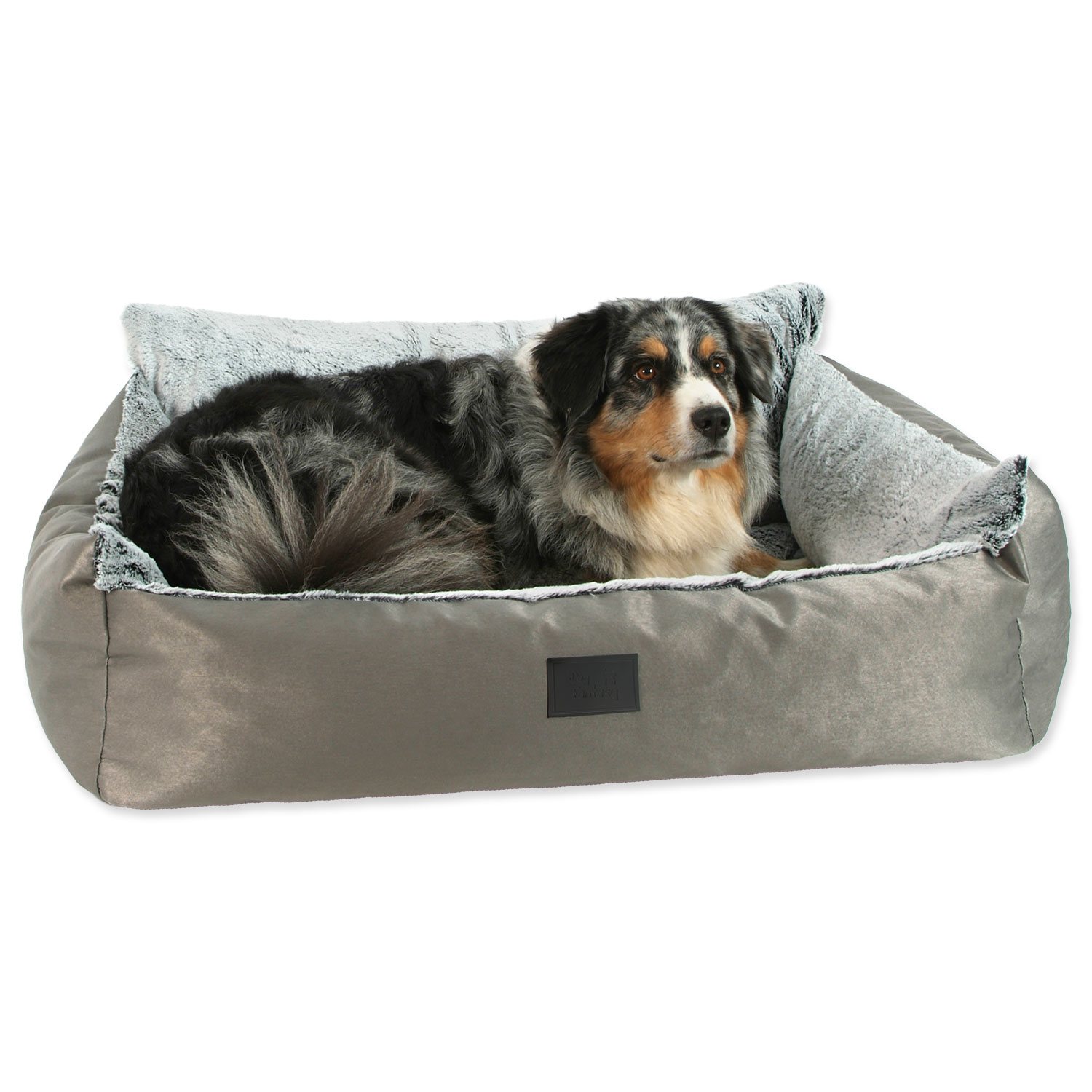 Pelech Dog Fantasy Lux platinum stříbrný 100x70cm-KS