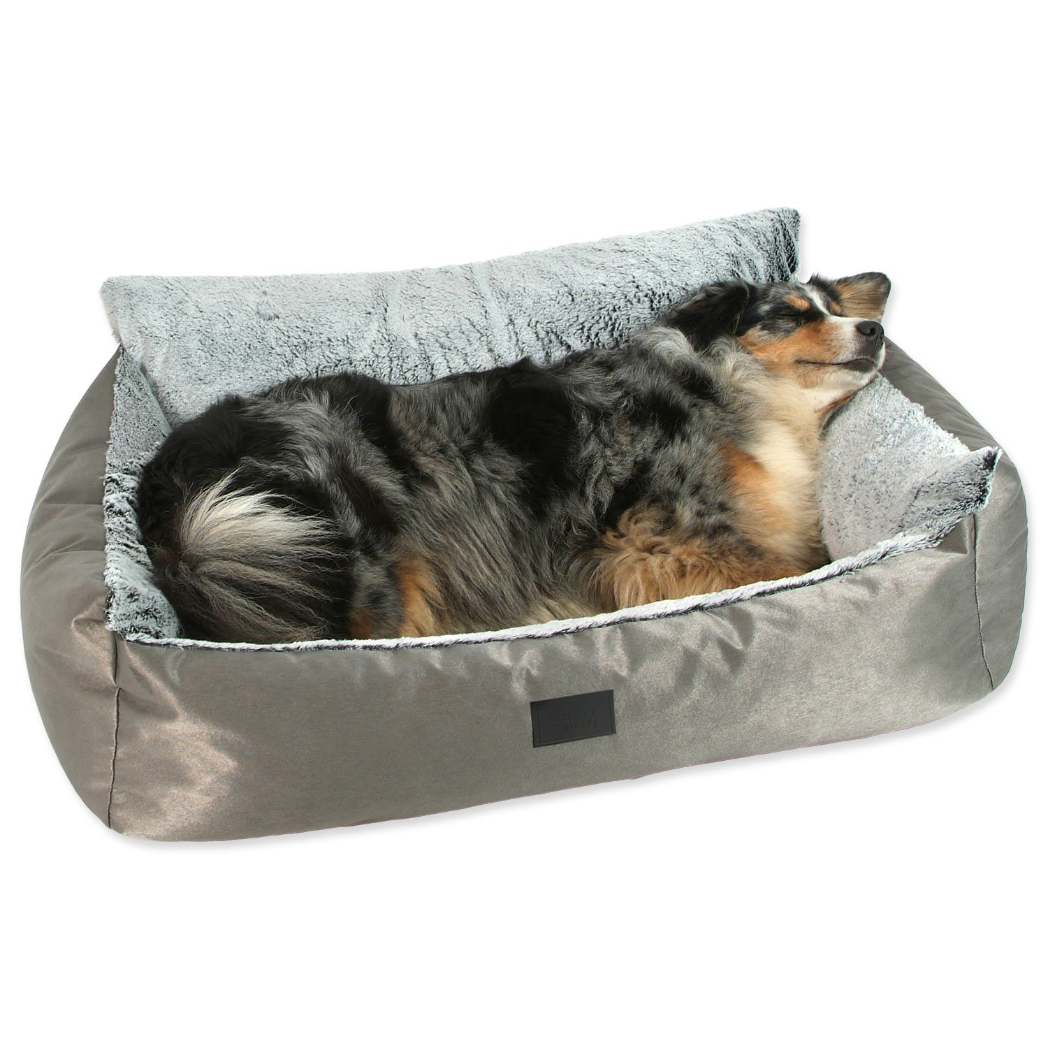 Pelech Dog Fantasy Lux platinum stříbrný 120x85cm-KS