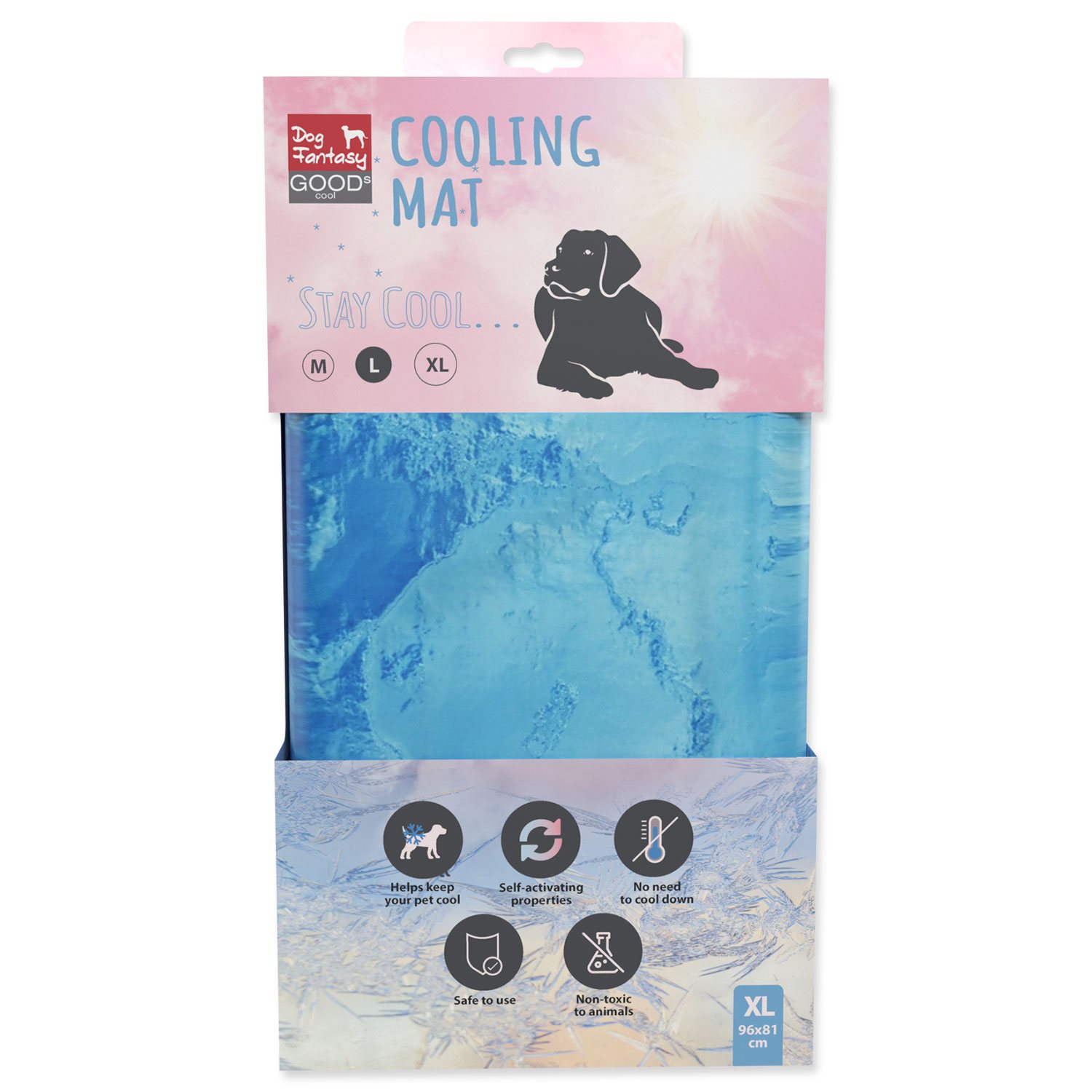 Podložka Dog Fantasy chladící 96x81cm