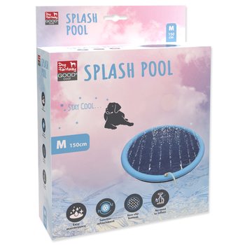 Brouzdaliště Dog Fantasy s vodními tryskami 150cm-KS