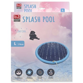 Brouzdaliště Dog Fantasy s vodními tryskami 170cm-KS