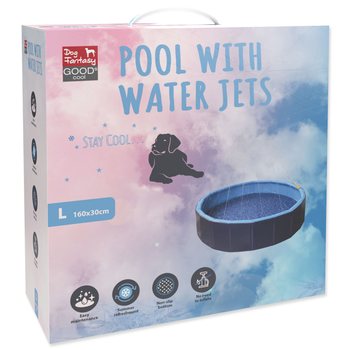 Bazének Dog Fantasy s vodními tryskami 160x30cm-KS