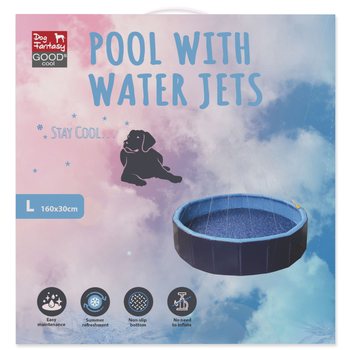 Bazének Dog Fantasy s vodními tryskami 160x30cm-KS