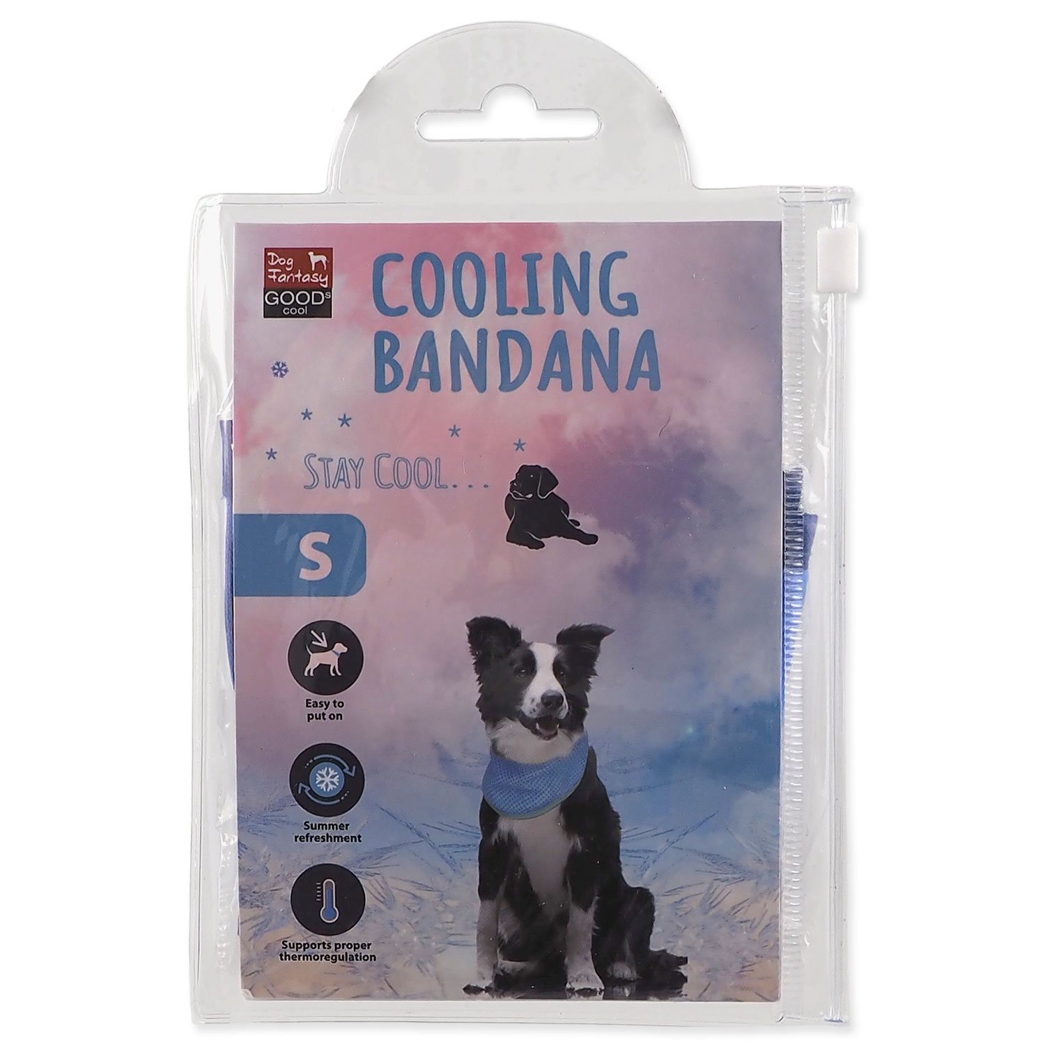 Šátek Dog Fantasy chladící S 20-30 cm-KS