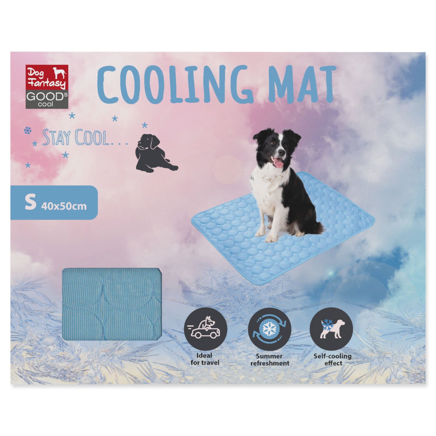 Podložka Dog Fantasy chladící S 40x50 cm