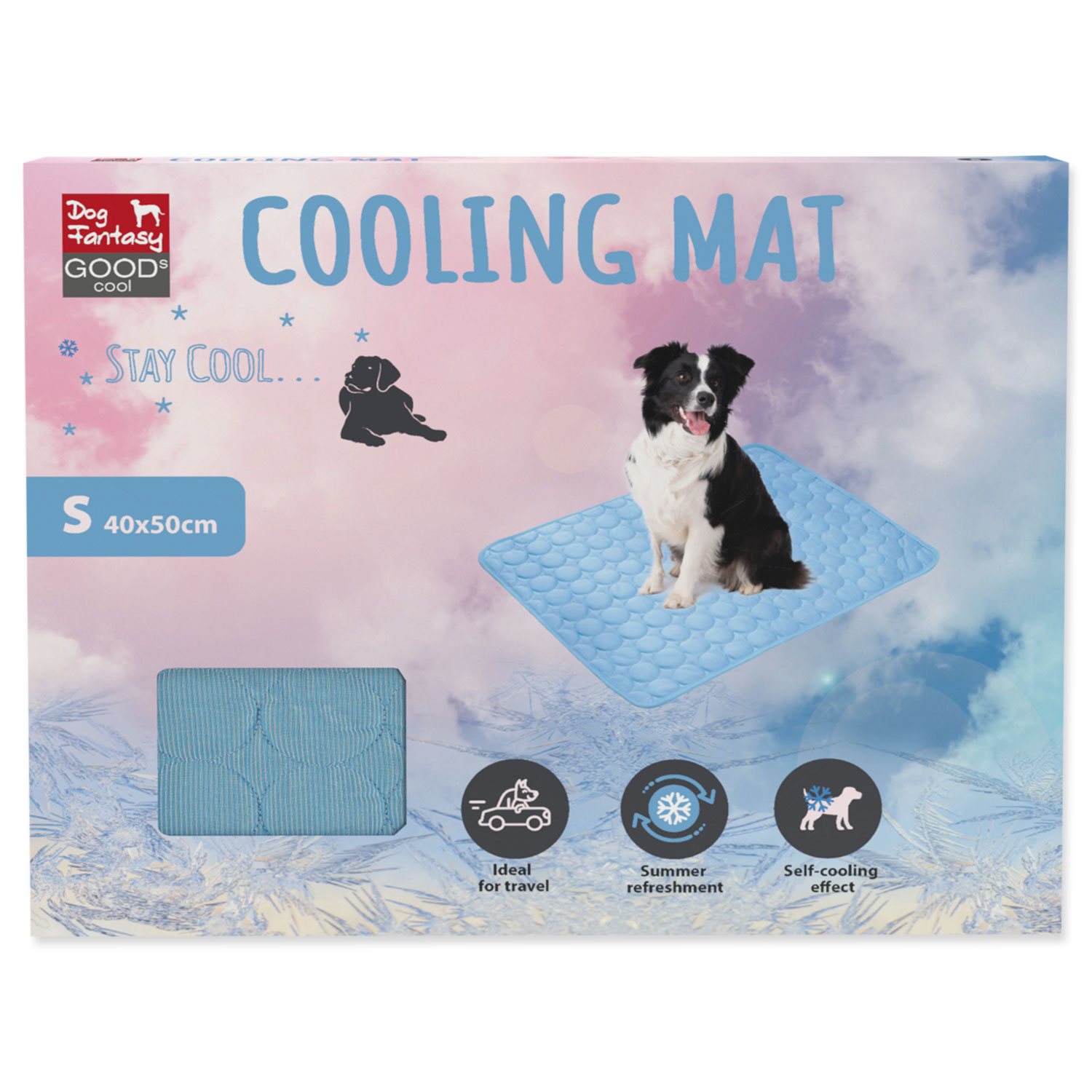 Podložka Dog Fantasy chladící S 40x50 cm