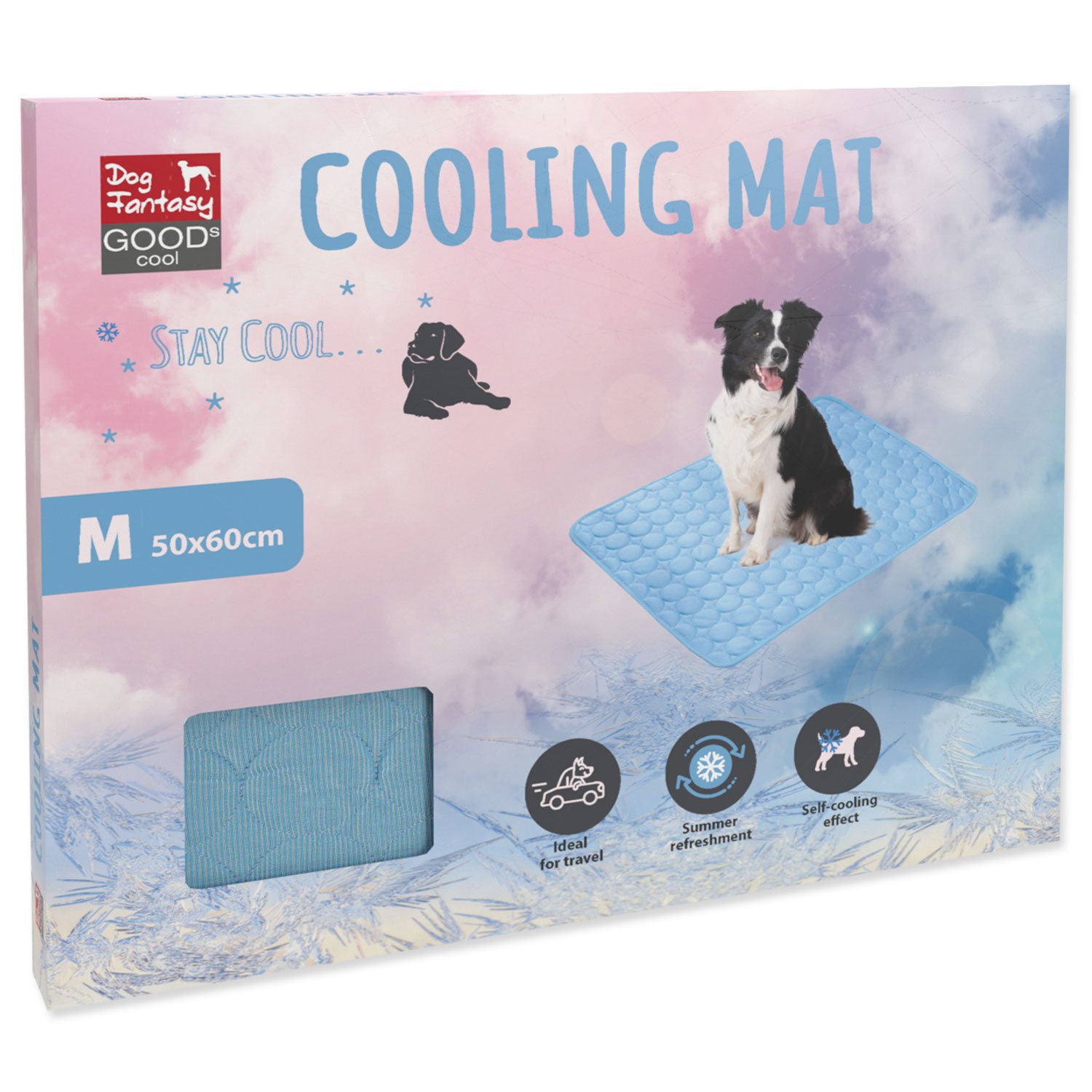 Podložka Dog Fantasy chladící M 50x60 cm