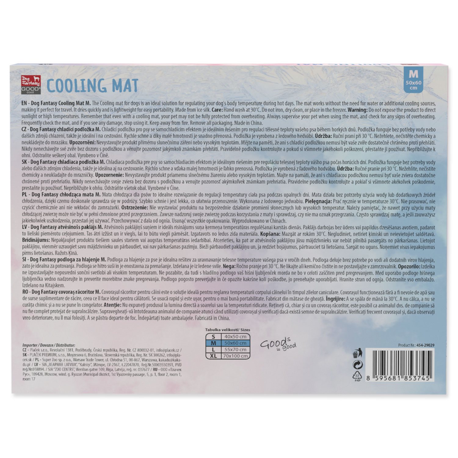 Podložka Dog Fantasy chladící M 50x60 cm-KS