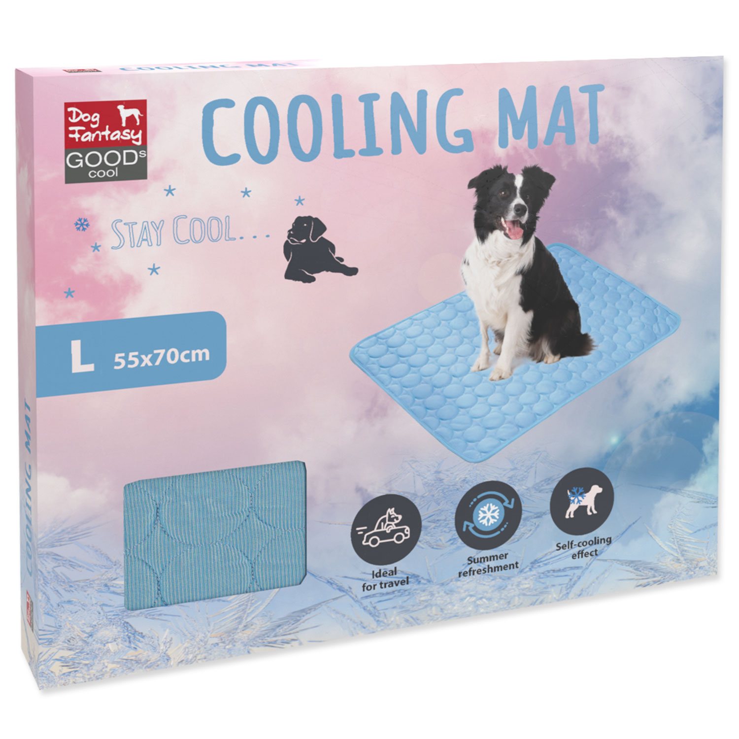 Podložka Dog Fantasy chladící L 55x70 cm