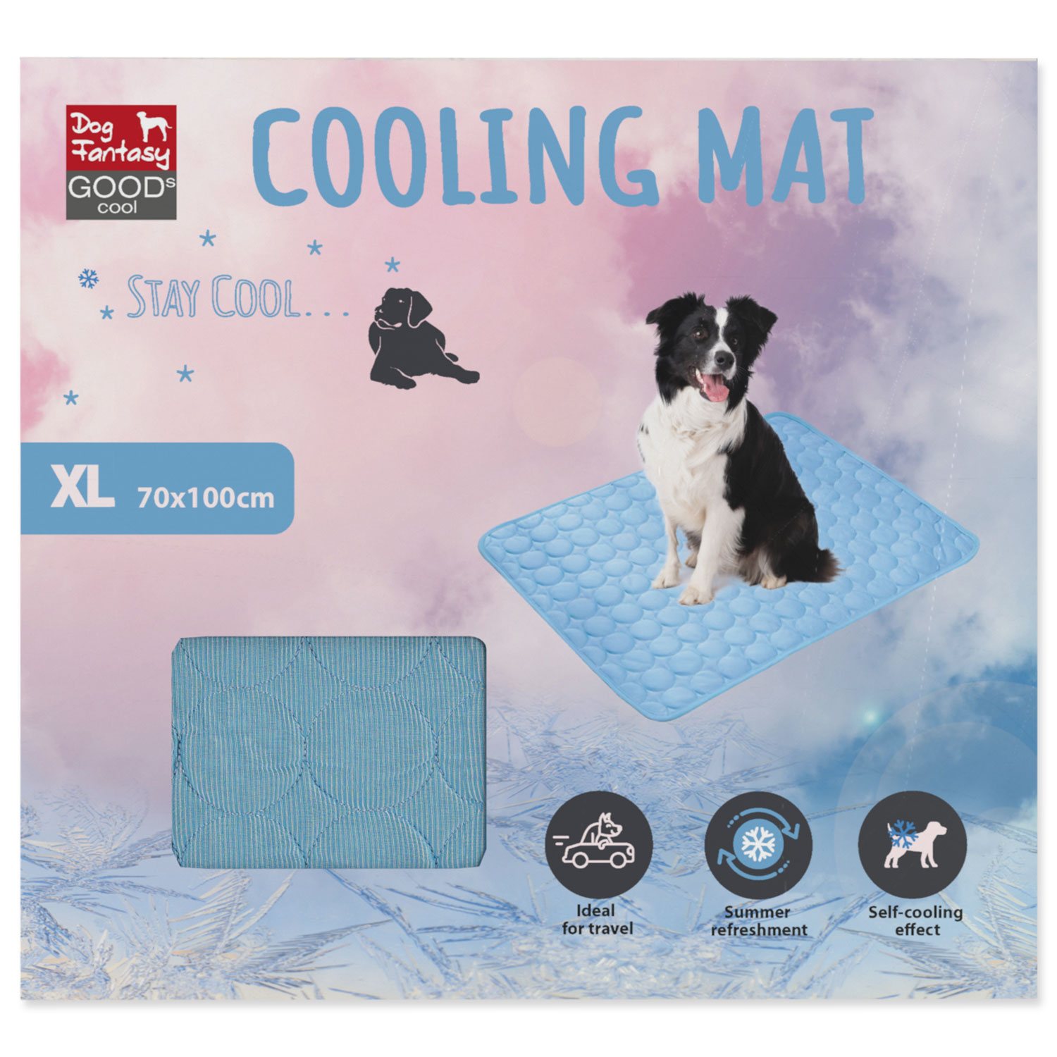 Podložka Dog Fantasy chladící XL 70x100 cm-KS