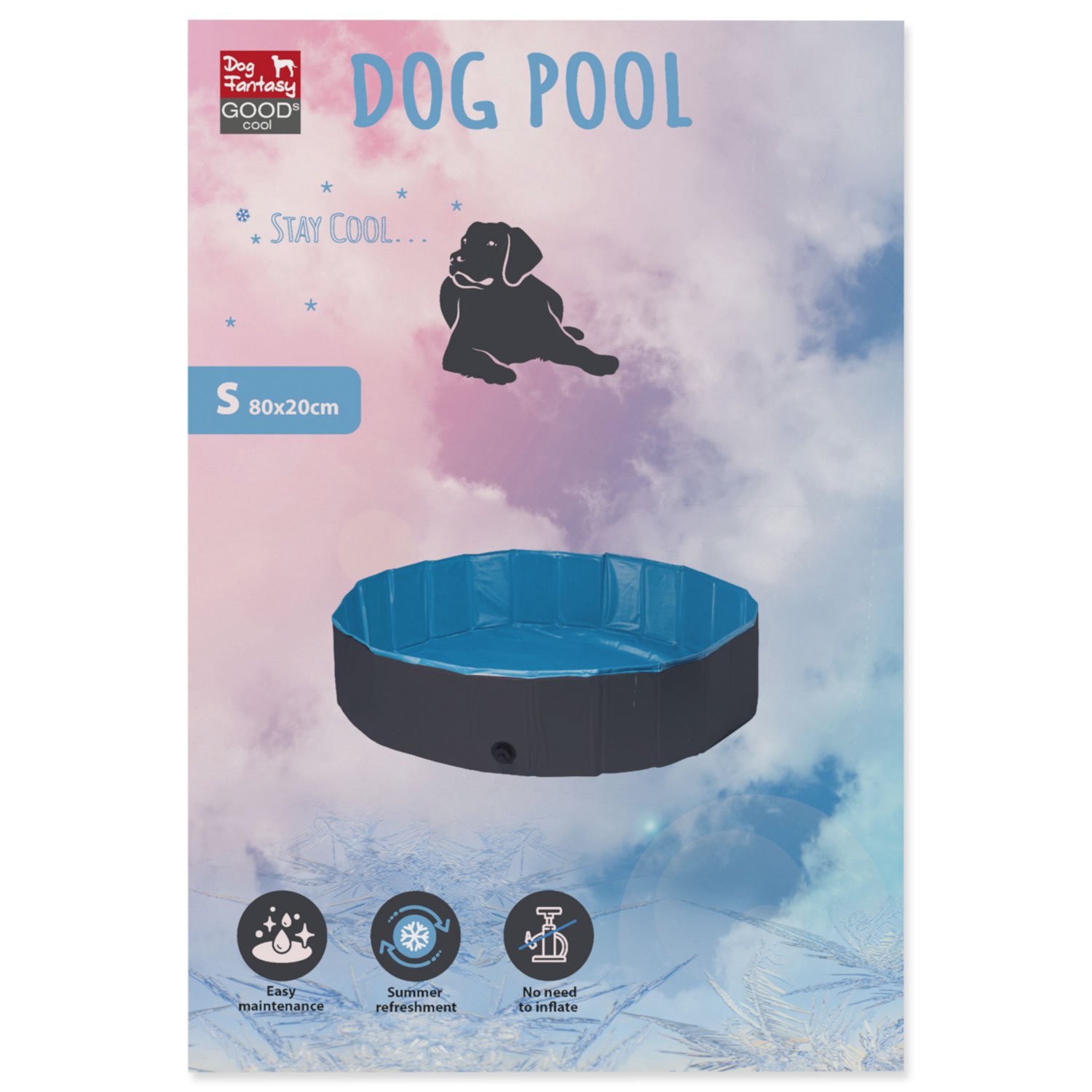 Bazén Dog Fantasy  kulatý 80x20cm-KS