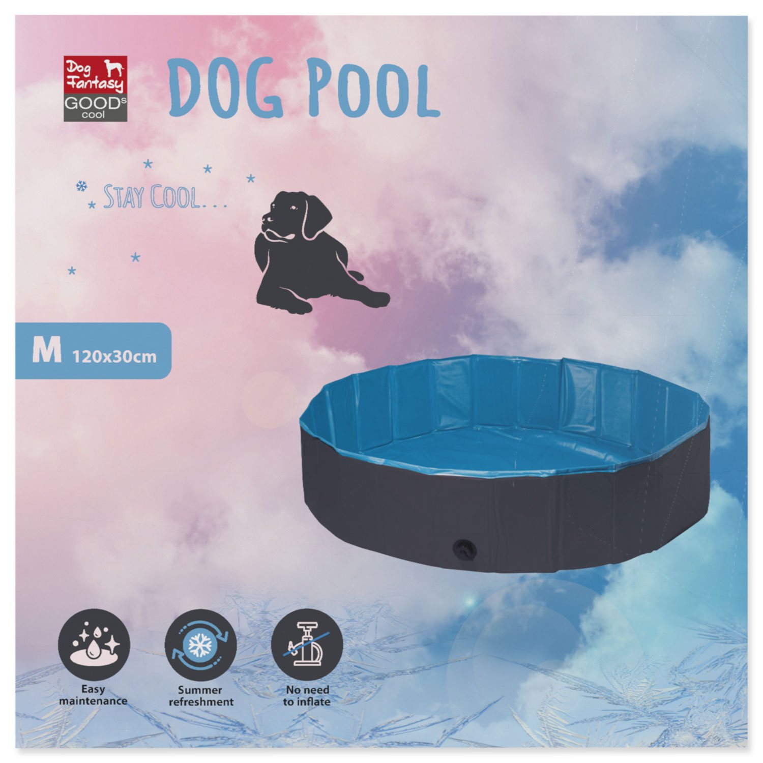 Bazén Dog Fantasy  kulatý 120x30cm-KS