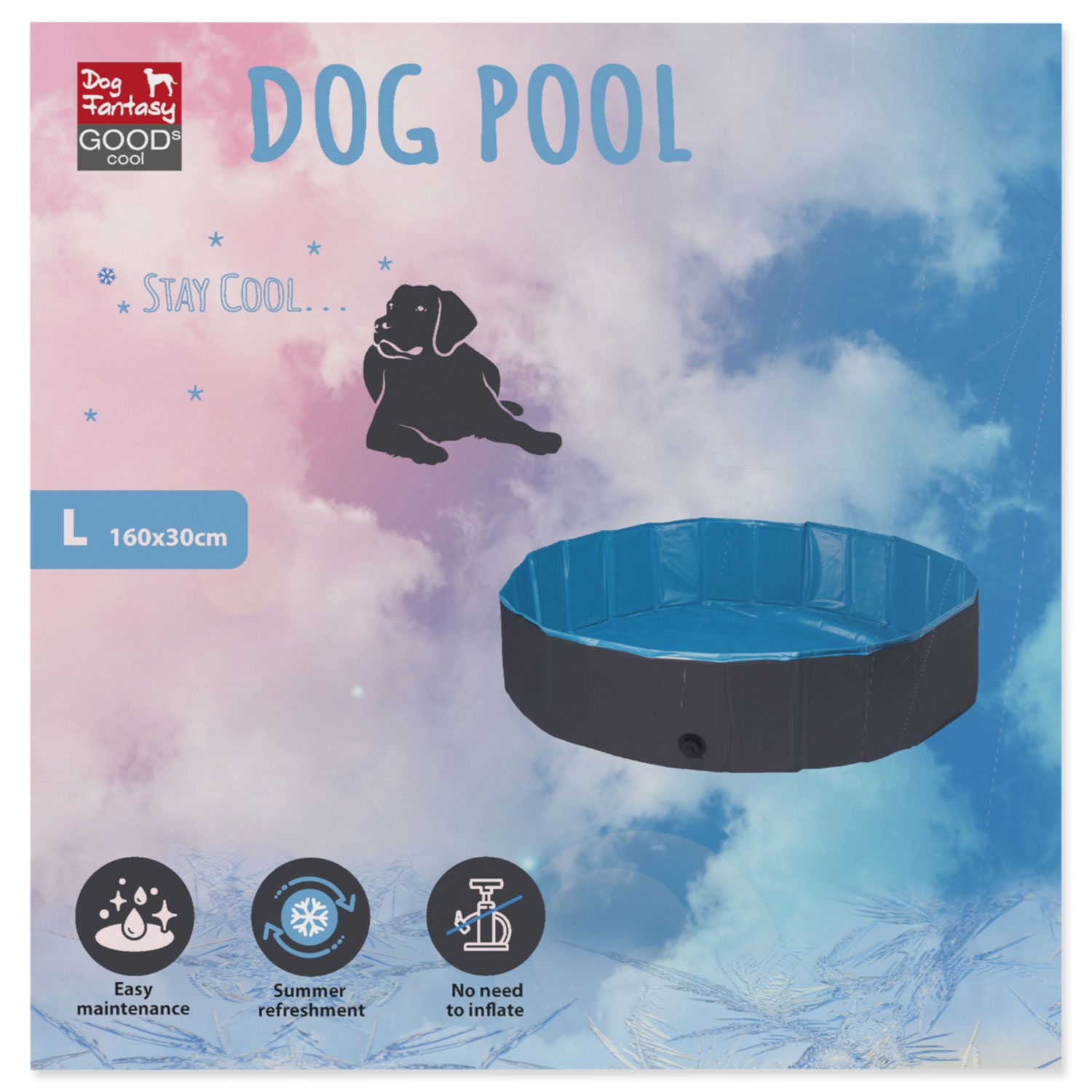 Bazén Dog Fantasy kulatý 160x30cm-KS