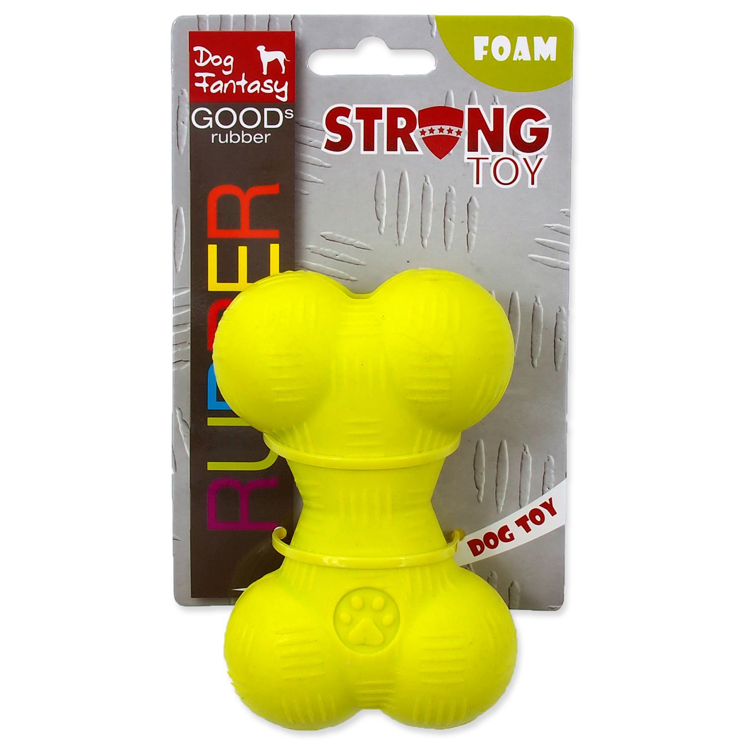 Hračka Dog Fantasy STRONG FOAMED kost guma 11,4cm-KS