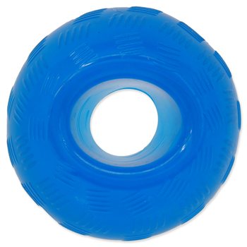 Hračka Dog Fantasy míček guma modrý 8,2cm-KS