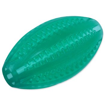 Míček Dog Fantasy DENTAL MINT rugby zelený 9cm-KS