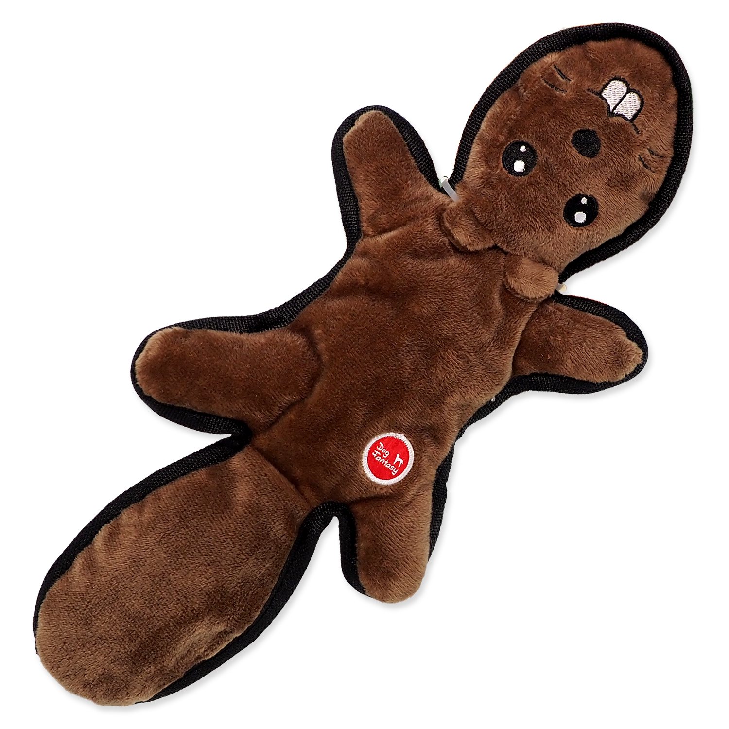 Hračka Dog Fantasy Recycled Toy veverka pískací se šustícím ocasem 39cm-KS