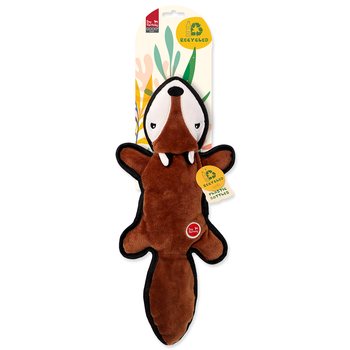 Hračka Dog Fantasy Recycled Toy liška pískací se šustícím ocasem 39cm-KS