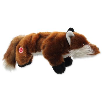 Hračka Dog Fantasy Plush liška pískací černé tlapky 45cm-KS
