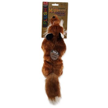 Hračka Dog Fantasy Plush liška pískací černé tlapky 45cm-KS