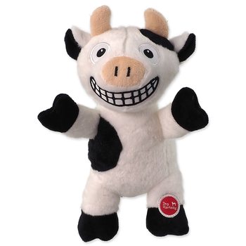 Hračky Dog Fantasy Playful Box Laughing zvířat pískací a šustící ocas mix 29cm 18ks-KS