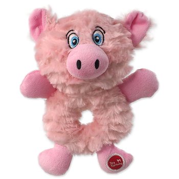 Hračky Dog Fantasy Playful Box Farm zvířat pískací mix 21cm 24ks-KS