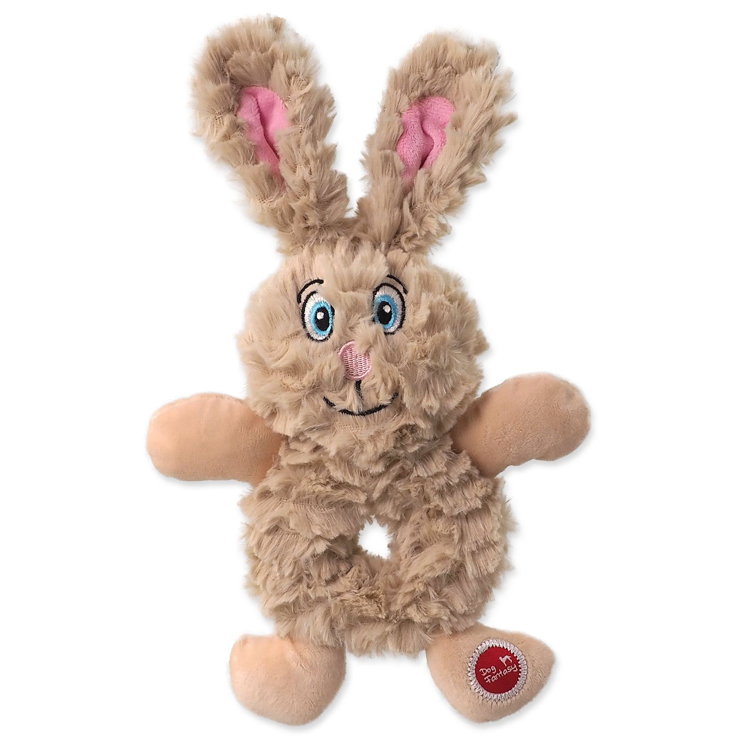 Hračky Dog Fantasy Playful Box Farm zvířat pískací mix 21cm 24ks-KS